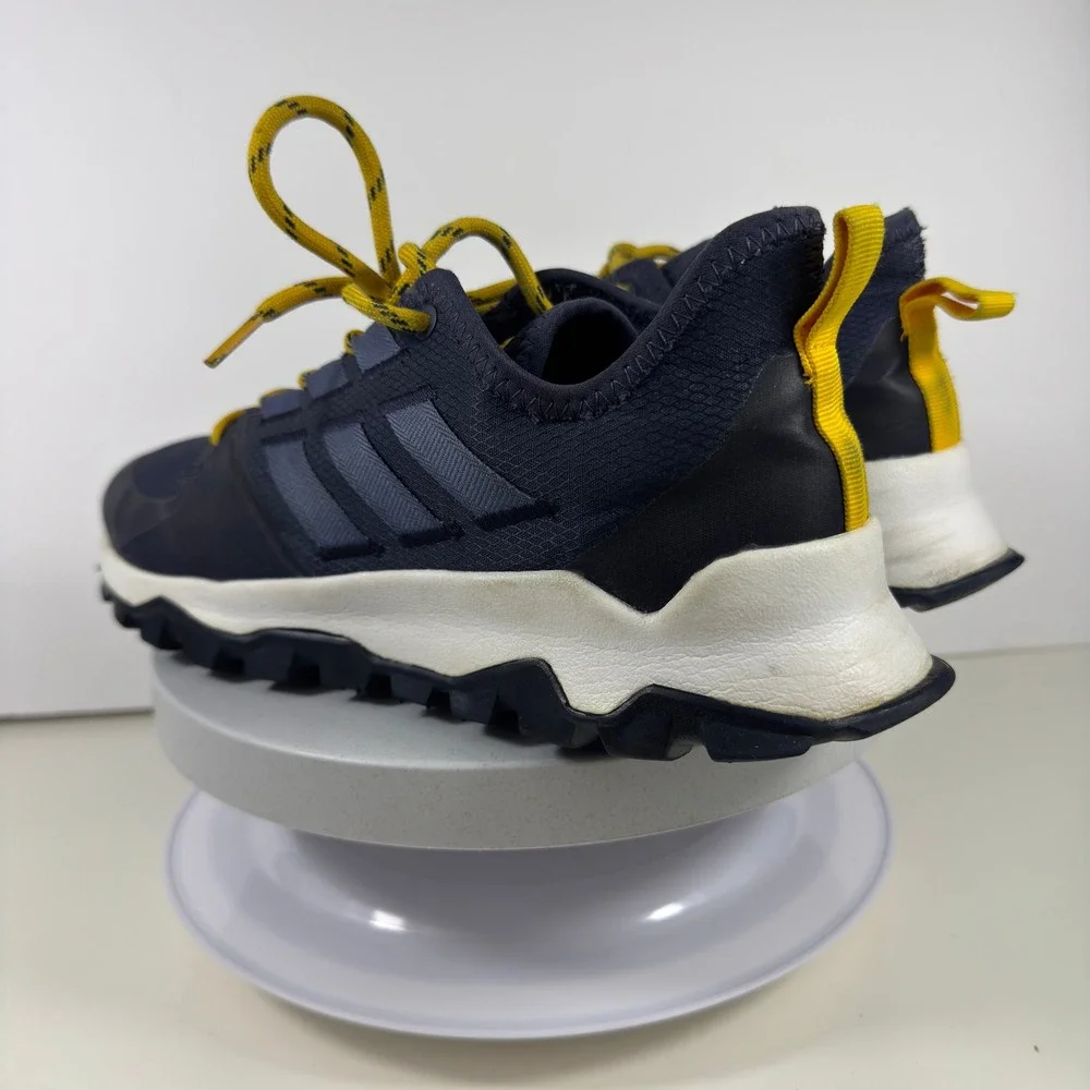 Adidas Kanadia‎ Trail Men's Size 10 Blue Gold Running Shoes Gorpcore Traxion